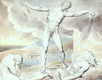 William Blake : Satan Smiting Job with Boils
